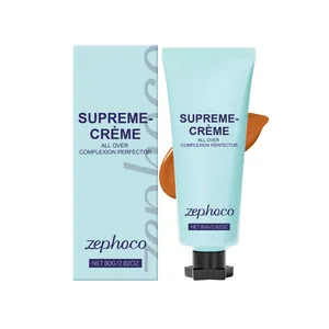 Zephoco matte long-lasting concealer cream for dark skin tones, 80g tube with box