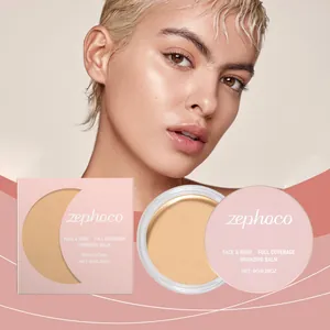 Detailed view of model skin with ZEPHOCO Face and Body Full Coverage Bronzing Balm