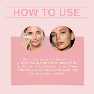 Step-by-step application guide for lightweight smooth concealer powder compact