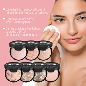 Zephoco baked foundation powder collection for matte finish and long-lasting oil control.