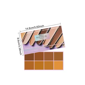 Paleta de correctores en crema mate suave de 8 tonos Evanesce para cobertura total