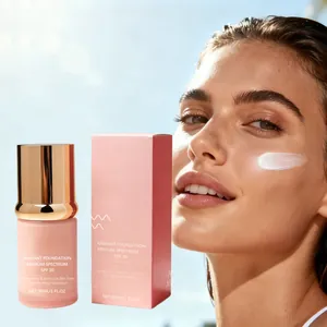 Radiant Foundation SPF 30 Moisturizing Face Makeup Lightweight Matte Finish Long Lasting Liquid Foundation Women Beauty Cosmetics