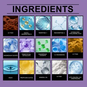 Elenco ingredienti skincare per fondotinta cushion idratante vellutato dettaglio