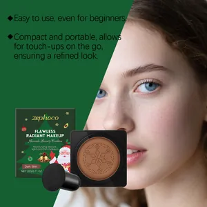 Primer plano de cushion de belleza de aguacate Zephoco para piel oscura