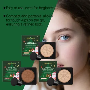 Set de base de maquillaje air cushion de aguacate para un acabado radiante
