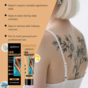 Correcteur de maquillage pour jambes imperméable couvrant tatouages et cicatrices 100g
