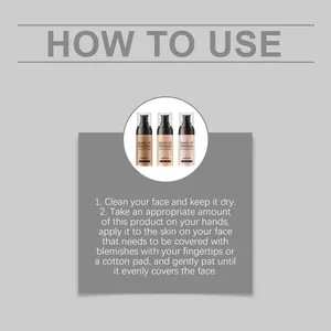 Detailed how to use instructions for zephoco color correction foundation for best results