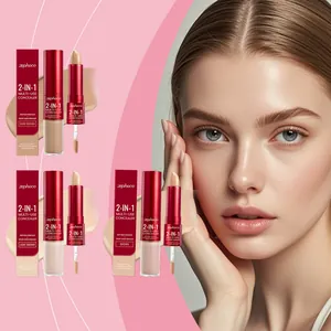 Set de correcteur liquide et baume 2-en-1 Zephoco avec fini naturel pour tous types de peau
