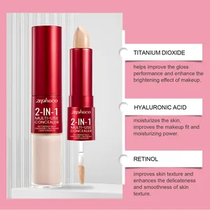 2-in-1 hydrating concealer stick and liquid with retinol and hyaluronic acid