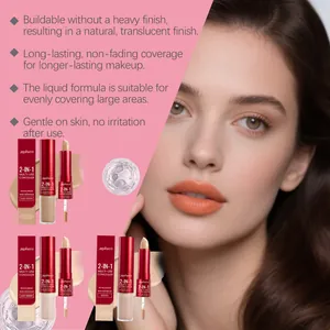 Correcteur liquide multi-usage Zephoco 2-en-1 pour un fini naturel et longue tenue