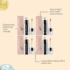Set de iluminadores líquidos Zephoco Fluid Glow en cuatro tonos para contorno natural