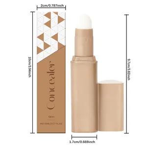Detailed size measurements of liquid concealer stick showing 10cm height and 5ml