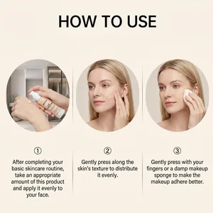 Step-by-step guide on how to apply color-changing liquid foundation for a natural look
