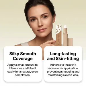 Detailed view of silky smooth concealer stick with long-lasting skin-fitting formula