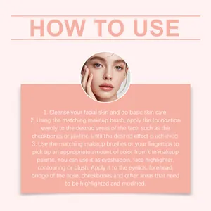 Guía completa de instrucciones paso a paso para aplicar la versátil paleta de maquillaje