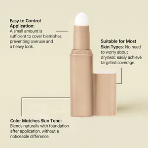 Detailansicht des seidigen Flüssig-Concealer-Sticks mit Applikator für natürliche Abdeckung