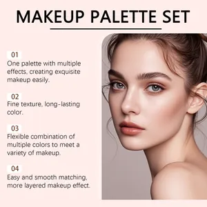 Professionelles Make-up Paletten-Set für natürliche Alltags-Looks und langanhaltende Farbe.