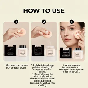 Οδηγός χρήσης για την πούδρα Zephoco matte setting powder για ανοιχτόχρωμη επιδερμίδα.