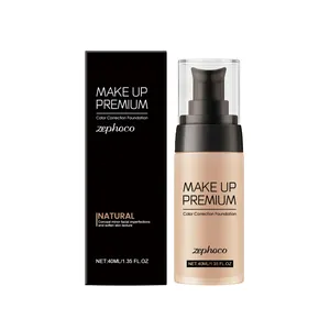 zephoco Color Correction Foundation Dunkler Hautton Clear Concealer Aufhellende Make-up Grundierung Lang Anhaltende Foundation