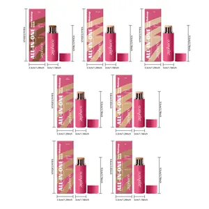 Maße und 7 Farbtöne der vielseitigen zephoco Multi-Makeup-Stift-Serie im Detail