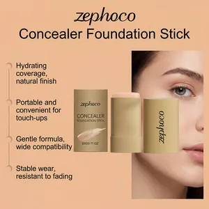 Macro view of zephoco concealer foundation stick for a hydrating and natural finish