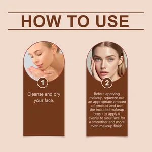 Instructions on how to apply moisturizing BB cream for a smooth and even makeup finish