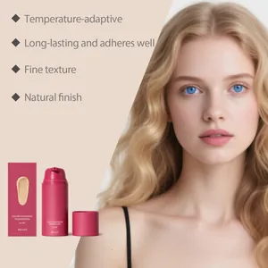 Color changing foundation with SPF 15 for a natural temperature-adaptive finish