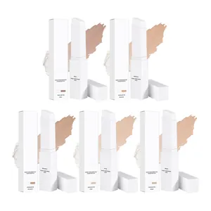 Λεπτομέρεια των BLANC cover cream sticks που δείχνουν υφή και πέντε αποχρώσεις