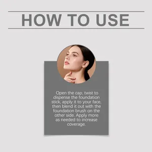 Detailed guide on how to apply and blend color-changing foundation stick for best results