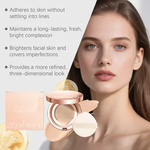 Fondotinta cushion Zephoco airy perfecting per carnagione chiara finitura idratante
