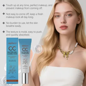 Detail of Zephoco CC Water-Gel cream with moist texture for a natural skin finish.