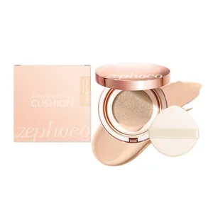 Zephoco Fondotinta Cushion Tonalità Chiara Correttore Idratante Trucco Viso a Lunga Durata Leggero
