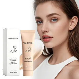 Long-Wear Temperature Color Changing Liquid Foundation SPF 50 Natural Color Concealer Moisturizing Face Makeup