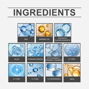 Liste détaillée des ingrédients de l'enlumineur doré Zephoco incluant mica et minéraux