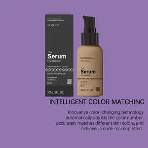 ARVIONA serum foundation with intelligent color matching for a flawless nude makeup effect