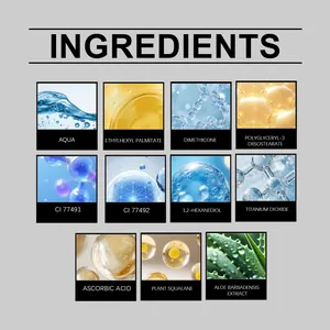 Dettaglio degli ingredienti naturali per il correttore viso con finish opaco