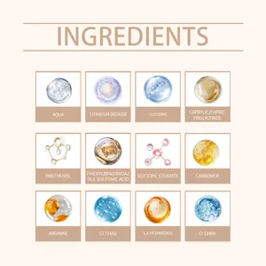Detailed ingredients list breakdown for color-changing protective foundation liquid makeup