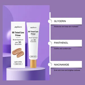 Λίστα συστατικών για το zephoco BB Tinted Care Primer SPF 30 σε Light Coffee απόχρωση