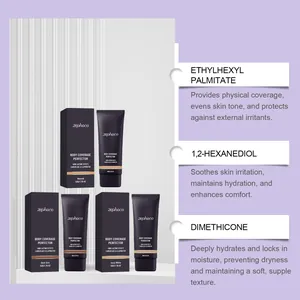 Λεπτομέρειες συστατικών του Zephoco body coverage perfector σε φυσικές αποχρώσεις