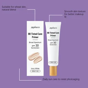 Zephoco BB Tinted Care Primer SPF 30 Ivory White για λεία υφή δέρματος και κάλυψη