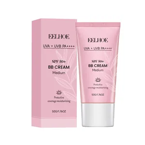 EELHOE SPF 50+ BB κρέμα σε μεσαία απόχρωση για προστατευτική και ενυδατική κάλυψη.