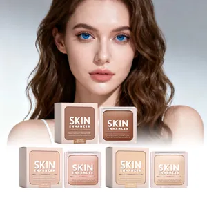 Poudre de Finition Cuite Lumineuse Contrôle du Sébum Poudre Fixatrice Visage Fini Mat Maquillage Longue Durée Femme
