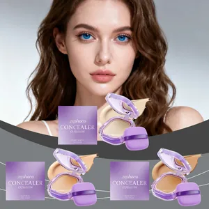 Zephoco Correttore Cushion Opaco Copertura Totale Fondotinta Viso Lunga Durata Idratante Leggero Finitura Naturale Trucco