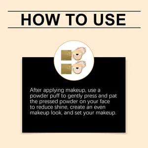 Guía de uso de polvos compactos mates para fijar el maquillaje y reducir los brillos.