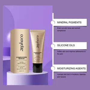 Η ενυδατική κρέμα Zephoco SPF 30 περιέχει ορυκτές χρωστικές και ενυδατικούς παράγοντες.