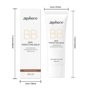 Dimensions détaillées du baume perfectionneur BB pour peaux foncées, tube de 30g