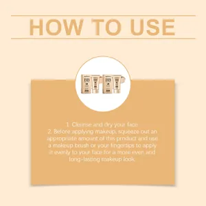 Detalle gráfico que muestra cómo usar Zephoco Snail Extract BB Cream para un look duradero