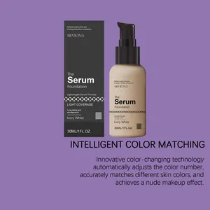 ARVIONA Serum Foundation Elfenbeinweiß mit intelligenter Farbanpassungstechnologie