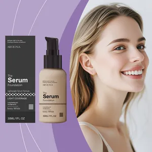 ARVIONA The Serum Foundation Leichte Seidige Glatte Textur Elfenbeinweiß Gesichts-Make-up Langanhaltende Deckkraft Täglicher Gebrauch