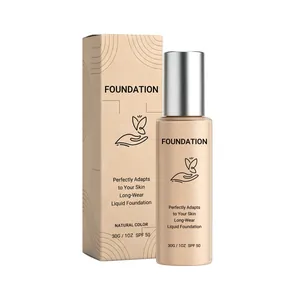 Temperature-changing liquid foundation with SPF 50 in natural color and 30g pump bottle